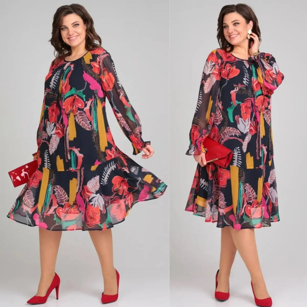 maisonnox® | Mini Jurk met Bloemenprint