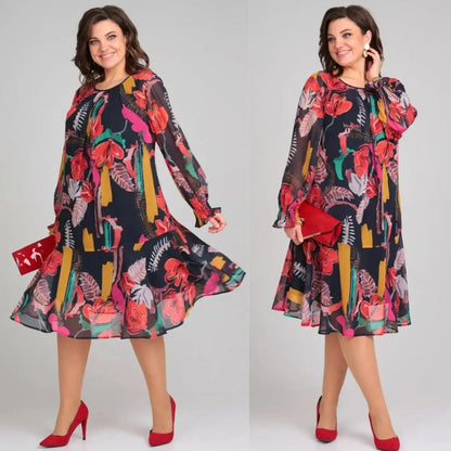 maisonnox® | Mini Jurk met Bloemenprint