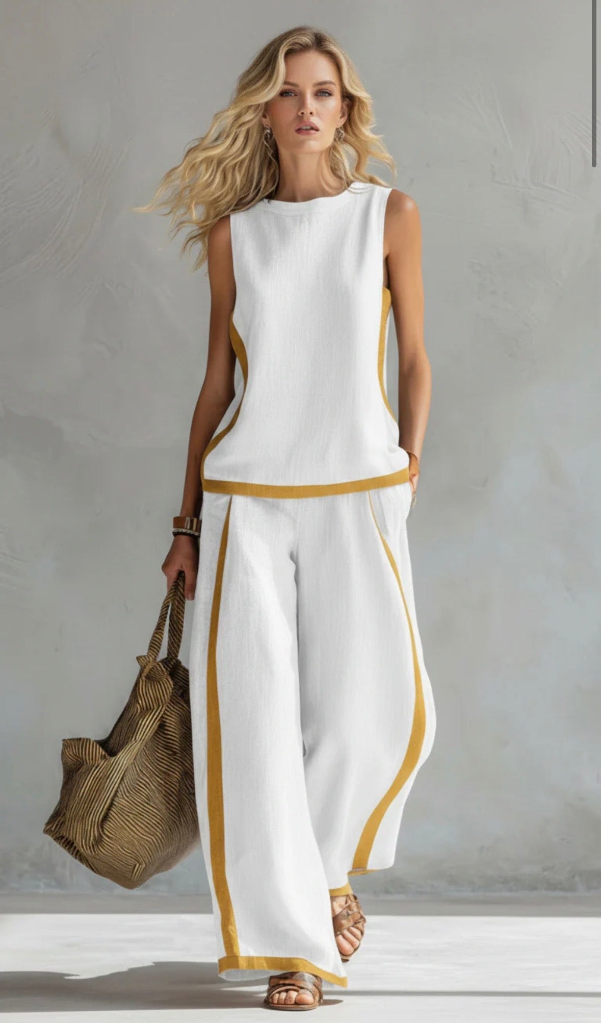 maisonnox® | Elegante set van katoen en linnen