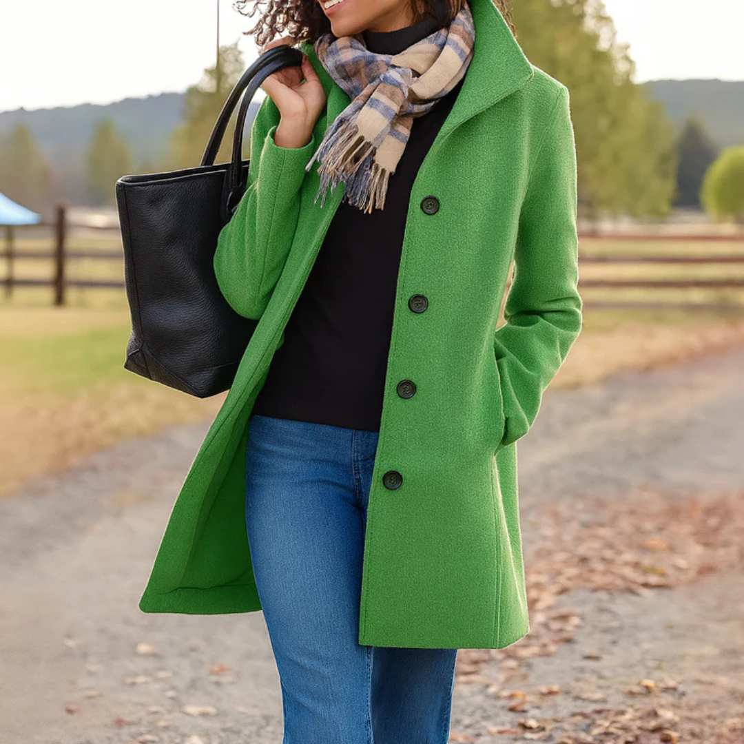 MaisonNox®| Elegante Jas met Omarmende Warmte en Tijdloze Stijl