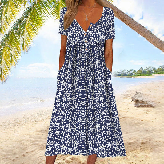 maisonnox® | Casual jurk met bloemenprint