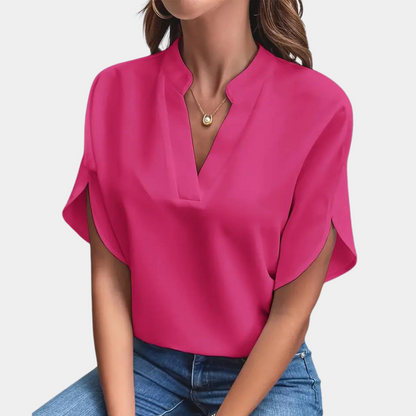 maisonnox® | Dames blouse met korte mouw (TIJDELIJK 1+1 GRATIS!)