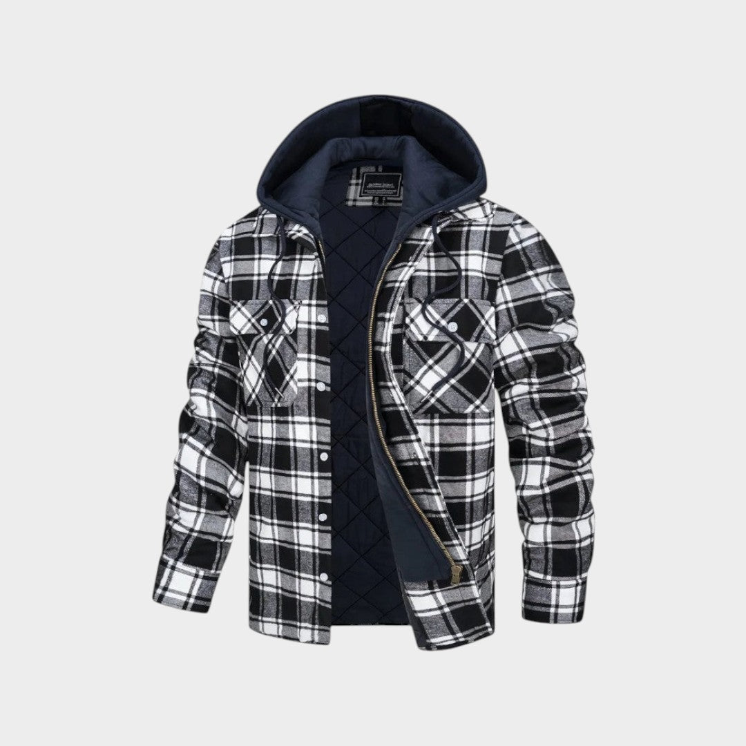 MaisonNox®  | Warme herenjas van premium wolmix