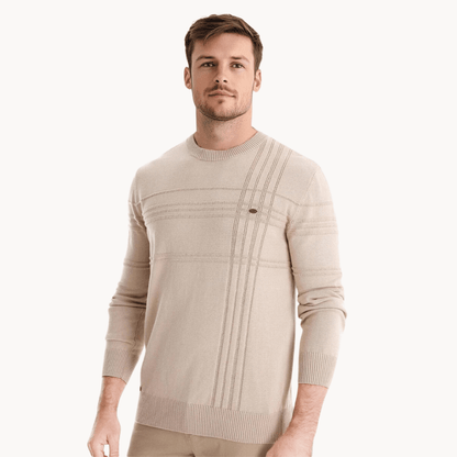 MaisonNox®| Stijlvolle herenpullover met ruitdesign