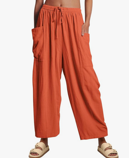 MaisonNox®| Zomerbroek met Wijde Pijpen voor Maximale Comfort en Elegante Dagstijl