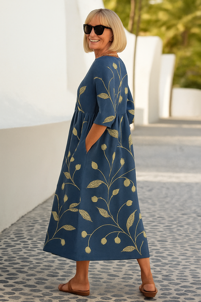 maisonnox® | Relaxte Midi Jurk