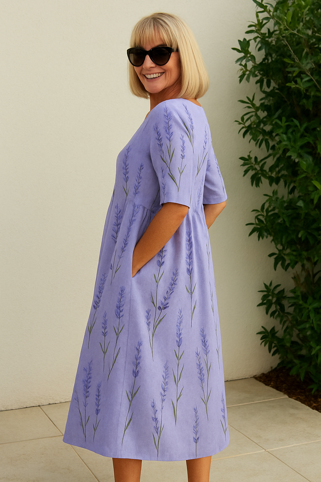 maisonnox® | Relaxte Midi Jurk