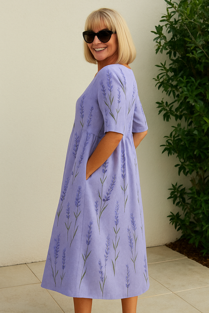 maisonnox® | Relaxte Midi Jurk
