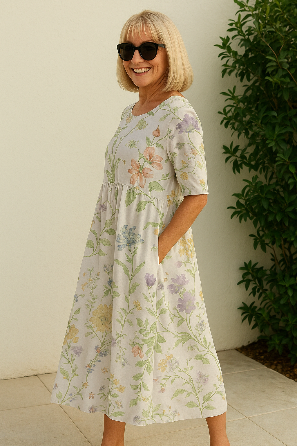 maisonnox® | Relaxte Midi Jurk