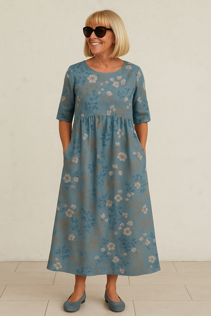 maisonnox® | Relaxte Midi Jurk