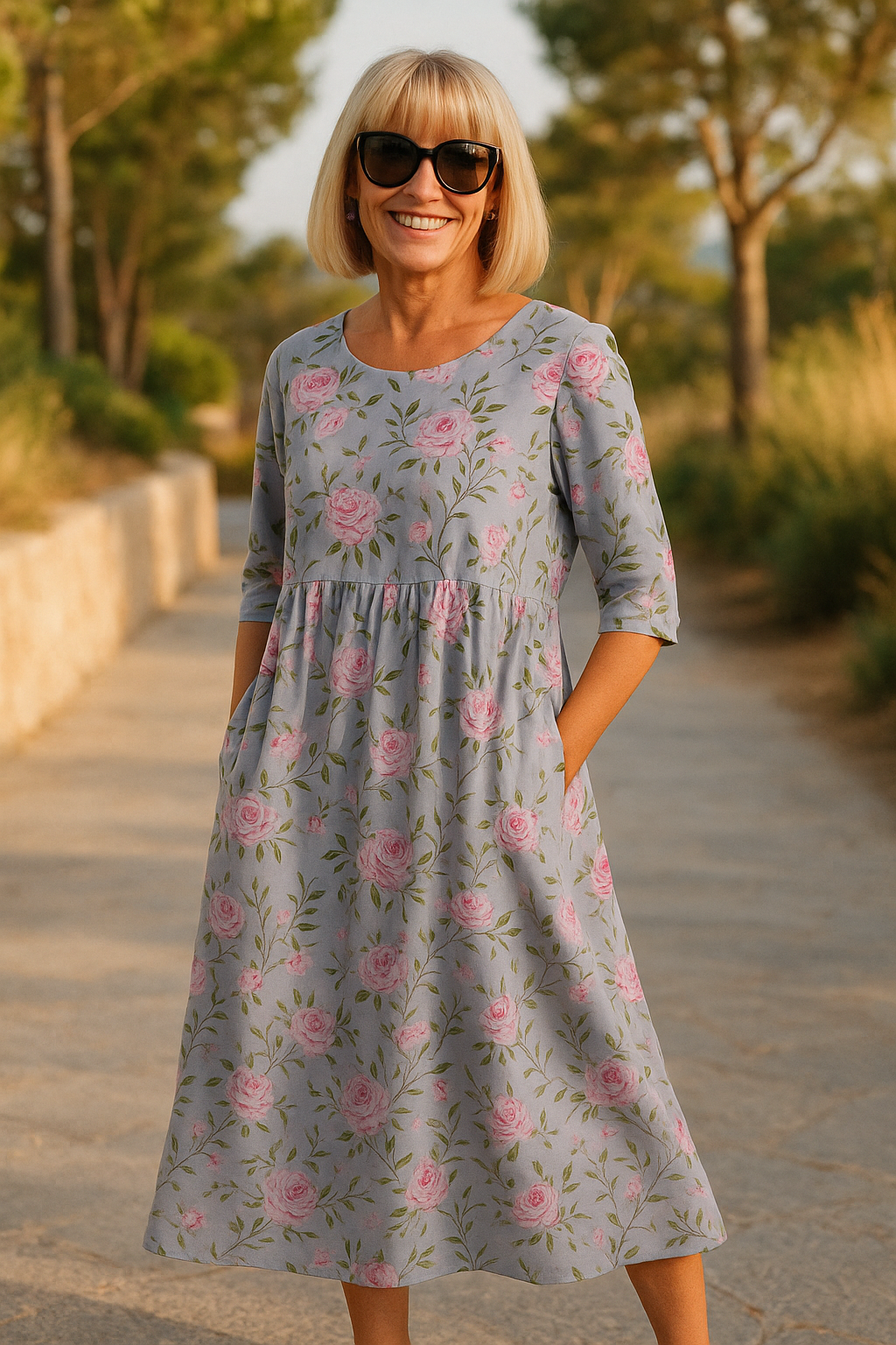 maisonnox® | Relaxte Midi Jurk
