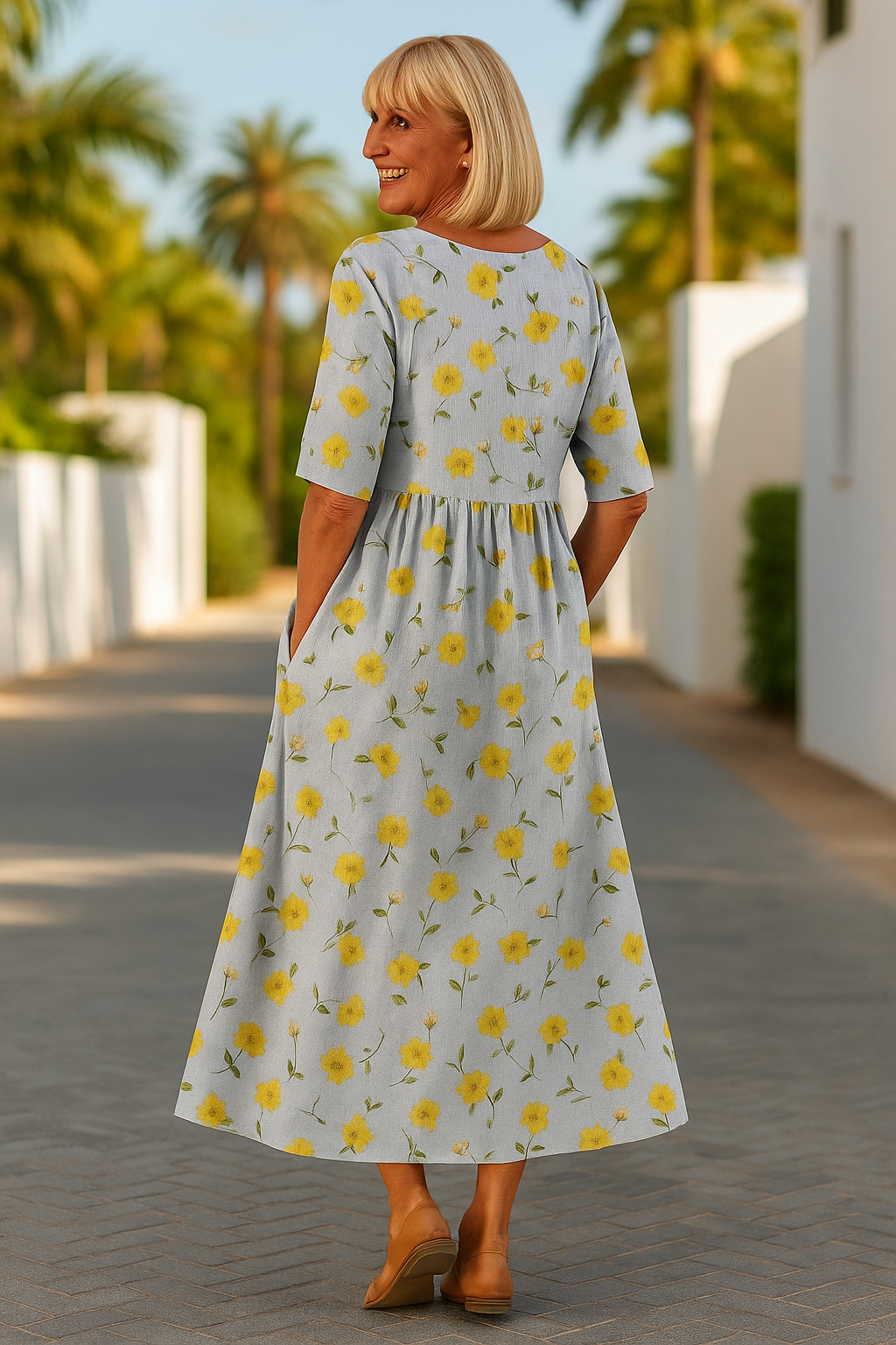 maisonnox® | Relaxte Midi Jurk