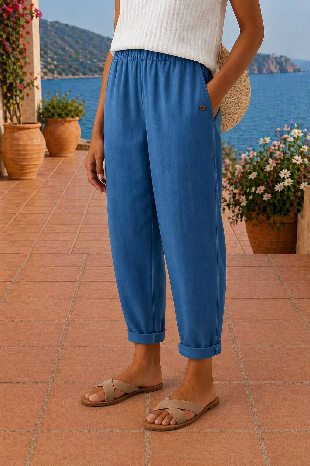maisonnox® | Luchtige Broek met Comfortpasvorm