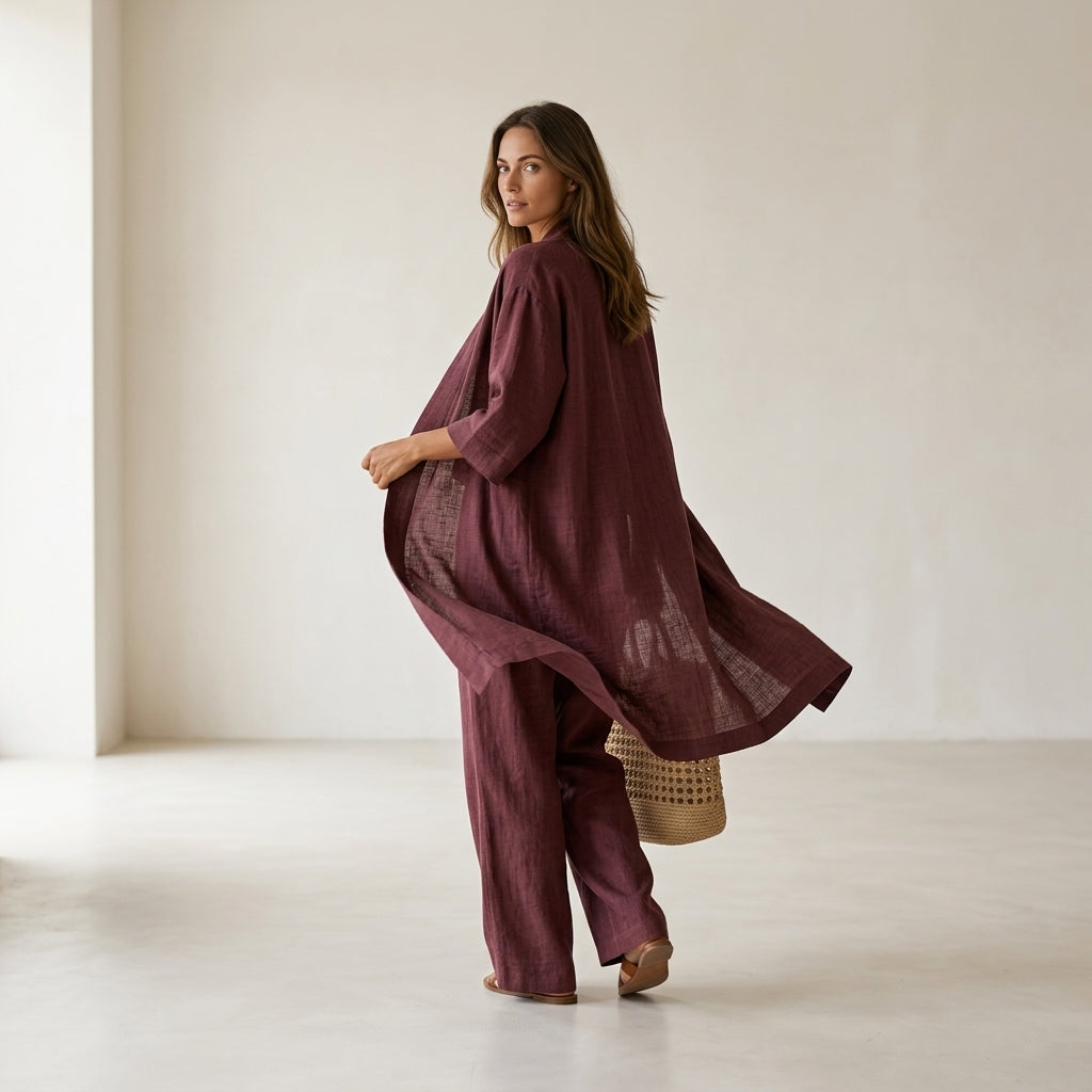 maisonnox® | Elegante en Verfijnde Linnen Set