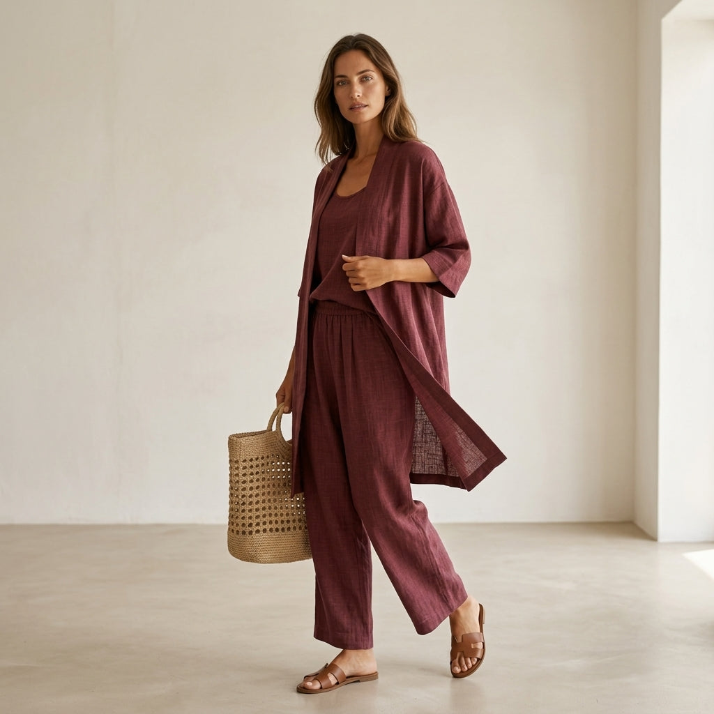 maisonnox® | Elegante en Verfijnde Linnen Set
