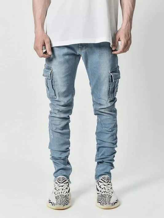 MaisonNox® | Cargo Street Elastic Jeans