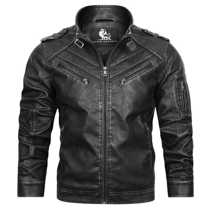 MaisonNox®  | Ritsen & Rock Leren Jas