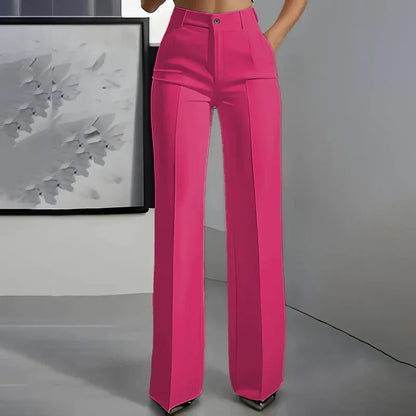MaisonNox® | Chic hoge taillebroek met flatterende pasvorm voor werk en elegante momenten