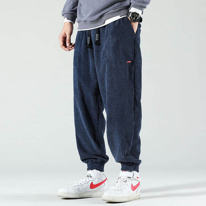MaisonNox® | Heren Joggingbroek van Ribfluweel