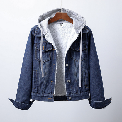 MaisonNox®| Denim Jas met Warme Voering en Casual Stijl