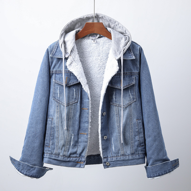 MaisonNox®| Denim Jas met Warme Voering en Casual Stijl