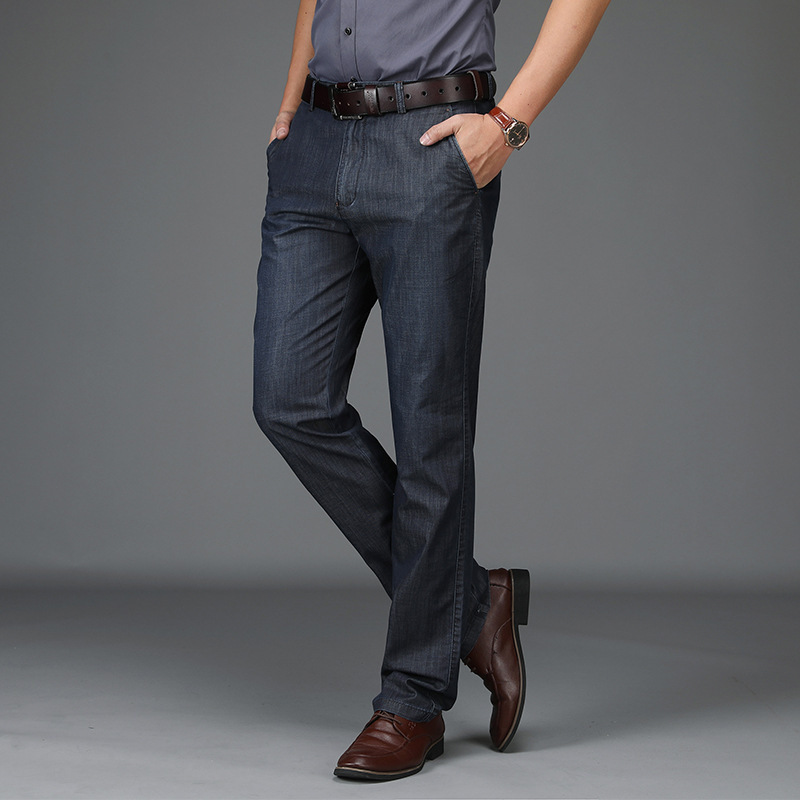 MaisonNox® | Jean Van Rekbaar Denim Met Een Klassieke Pasvorm Voor Mannen