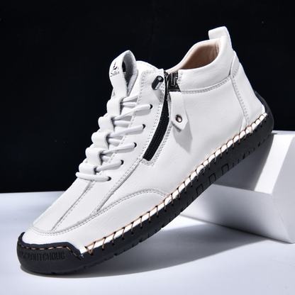 MaisonNox® | Nubuckleder Schoenen met Rits voor Mannen