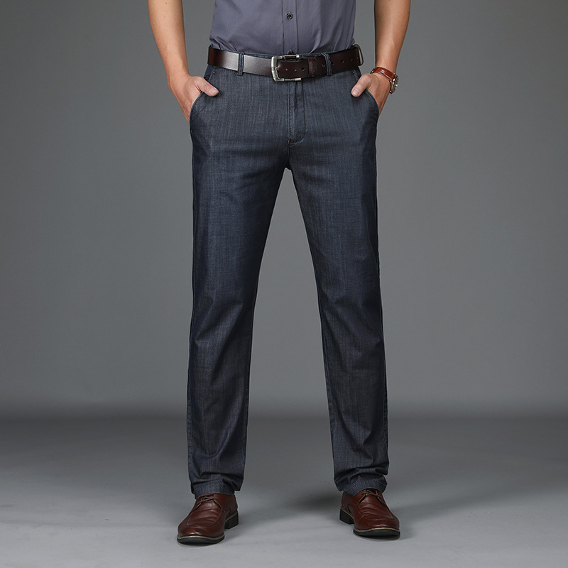 MaisonNox® | Jean Van Rekbaar Denim Met Een Klassieke Pasvorm Voor Mannen