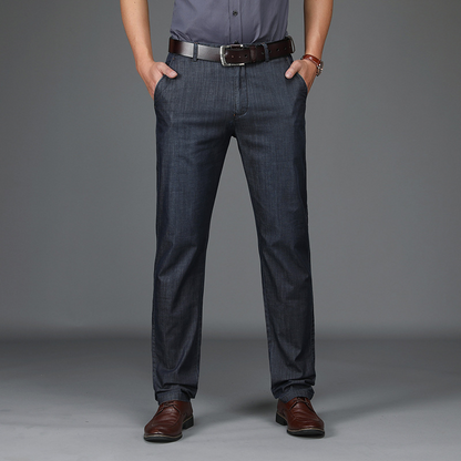 MaisonNox® | Jean Van Rekbaar Denim Met Een Klassieke Pasvorm Voor Mannen