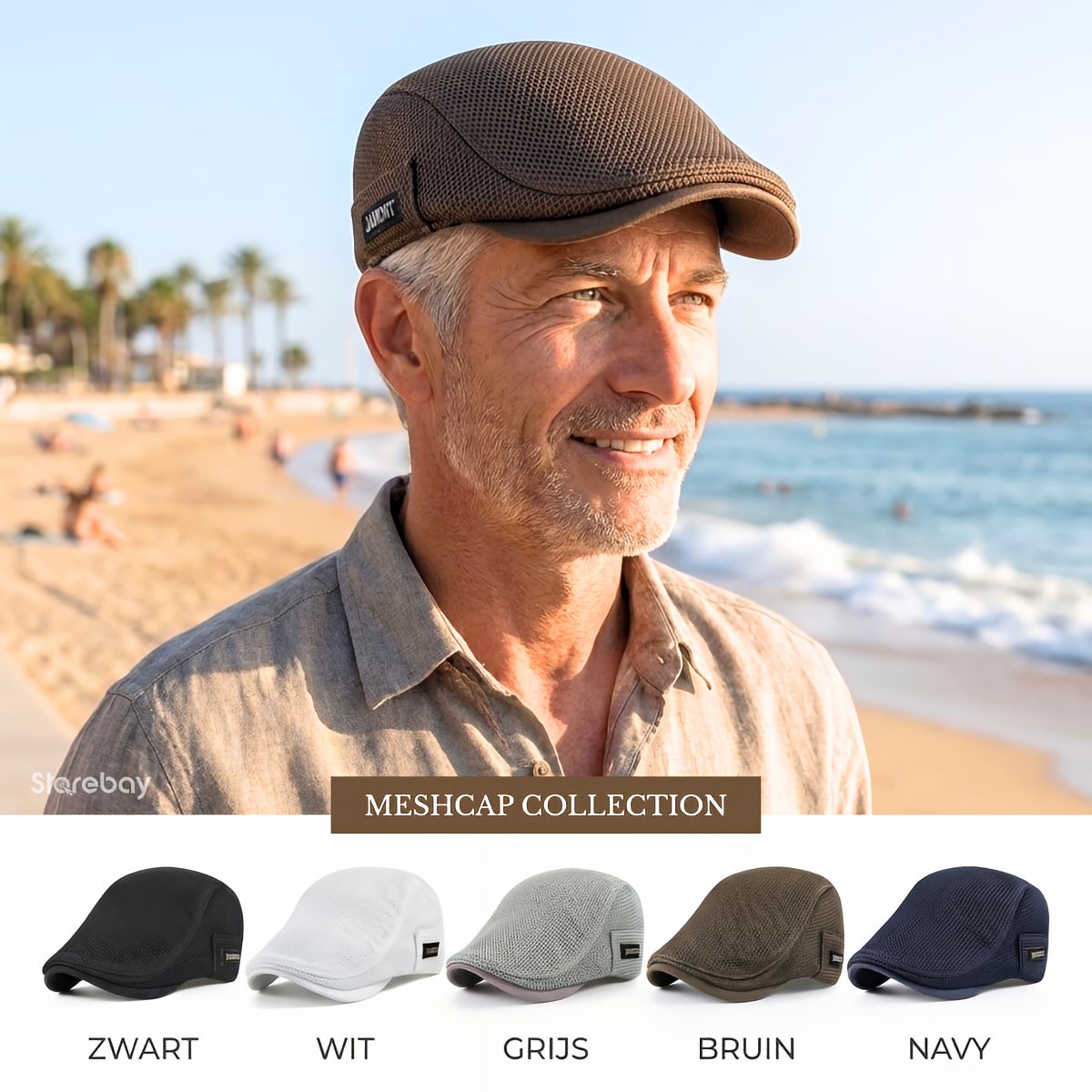 maisonnox® | Casual platte pet voor mannen  (TIJDELIJK 1+1 GRATIS!)