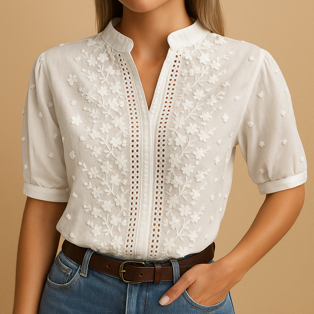 maisonnox® | Trendy witte blouse
