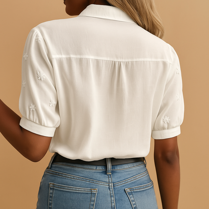 maisonnox® | Trendy witte blouse