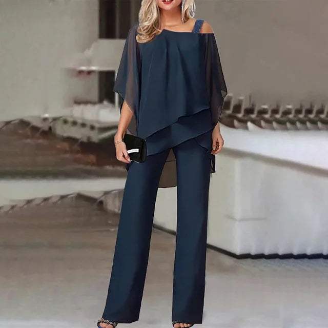 maisonnox® | Gelaagde Top met Broek