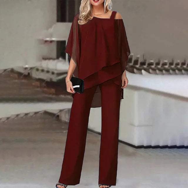 maisonnox® | Gelaagde Top met Broek