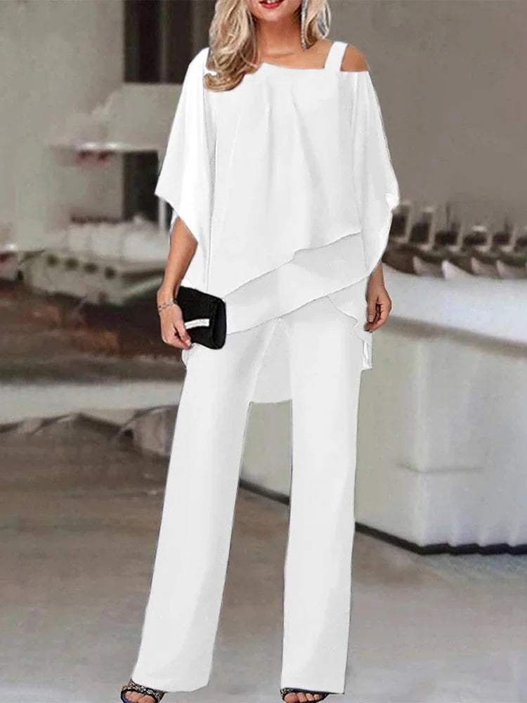 maisonnox® | Gelaagde Top met Broek