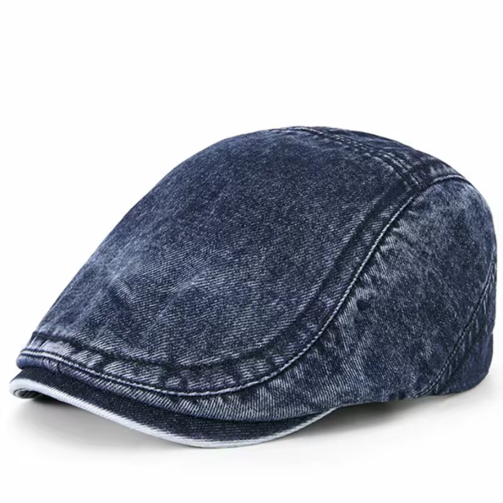 maisonnox® | Denim Flat Cap met Vintage Uitstraling (TIJDELIJK 1+1 GRATIS!)