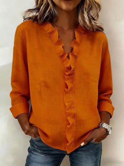 maisonnox® | Blouse met V-hals