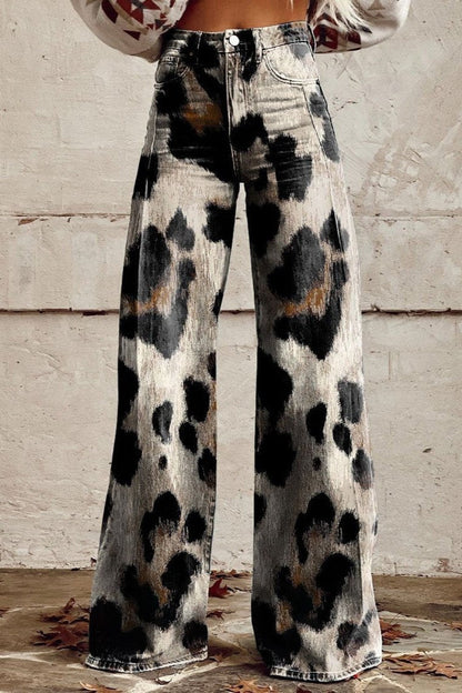 MaisonNox® | Boho Vintage Broek met Chic Print