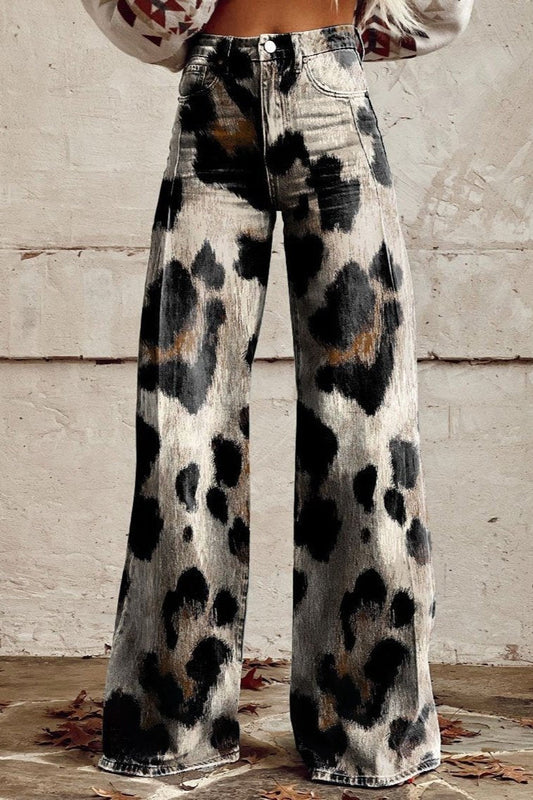 MaisonNox® | Boho Vintage Broek met Chic Print