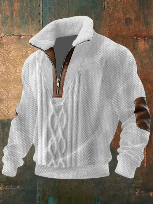 MaisonNox® | RITSHIRT MET HOOGE KRAAG EN VOERING