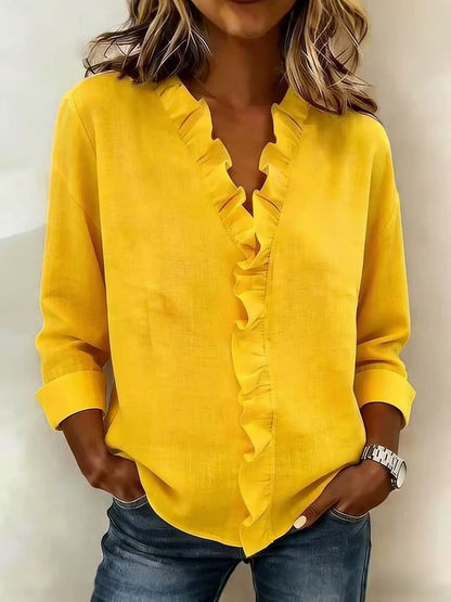 maisonnox® | Blouse met V-hals