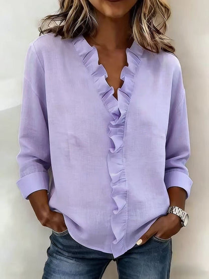 maisonnox® | Blouse met V-hals