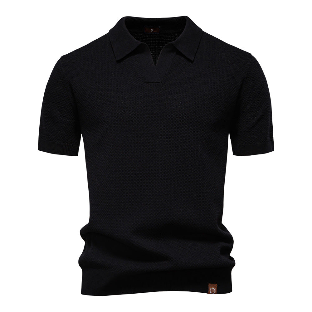 MaisonNox® | Elegante polo met korte mouwen