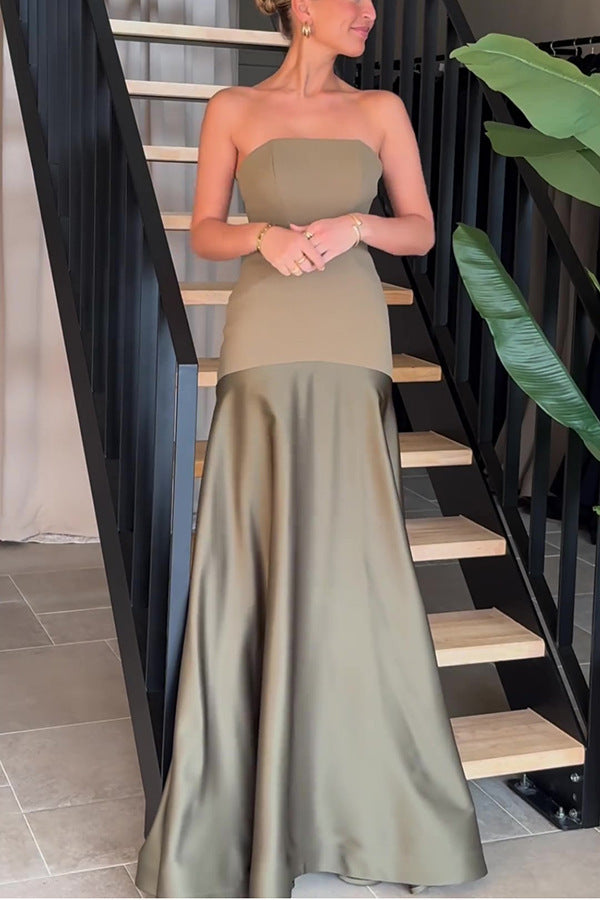 MaisonNox®  | Strapless jurk die je vrouwelijkheid omarmt met elegantie en lichtheid