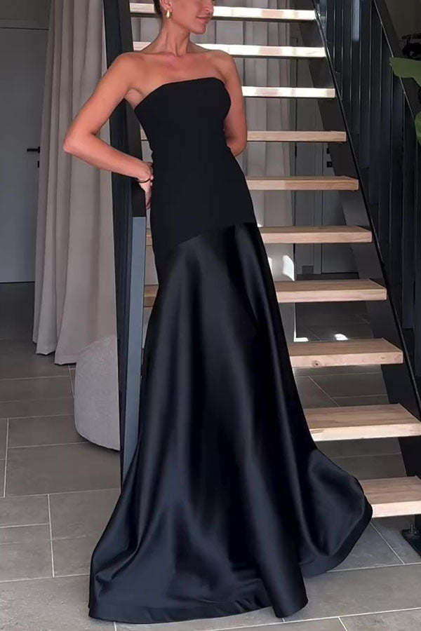 MaisonNox®  | Strapless jurk die je vrouwelijkheid omarmt met elegantie en lichtheid