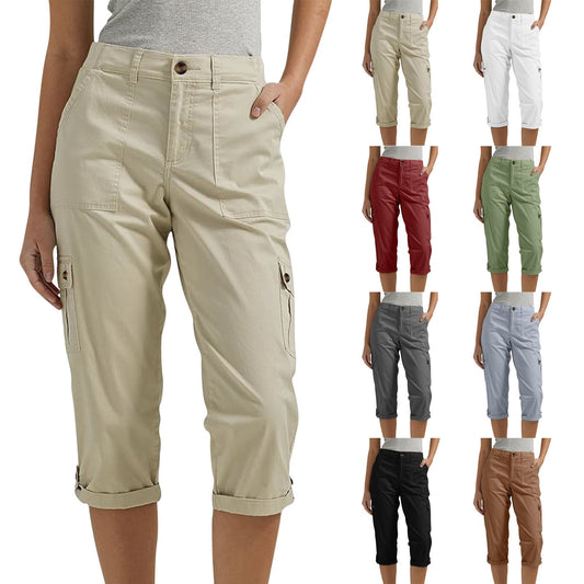 MaisonNox® | Capri Broek met Meerdere Zakken en Comfortabele Pasvorm voor Maximale Bewegingsvrijheid