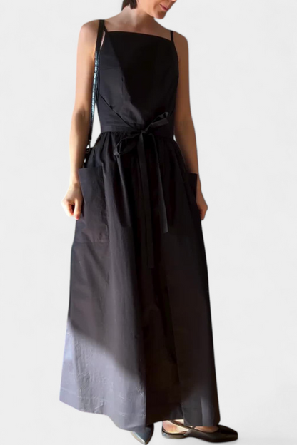 MaisonNox® | Lange Jurk met Verstelbare Lussen voor Romantische Stijl en Zomerse Comfort