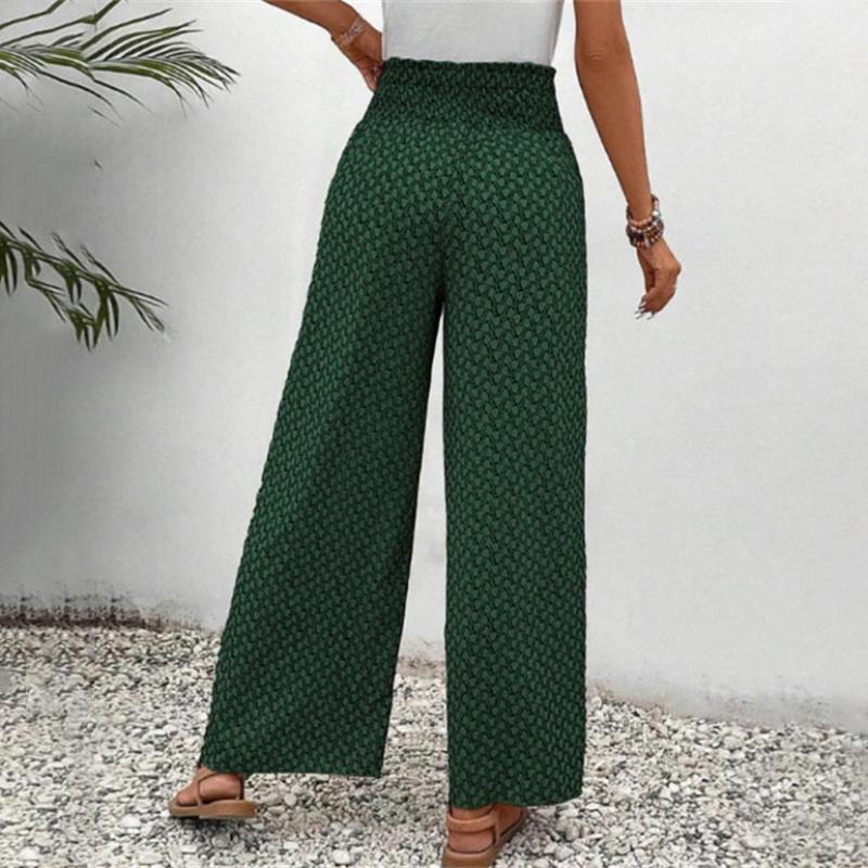 maisonnox® | Casual broek met wijde pijpen