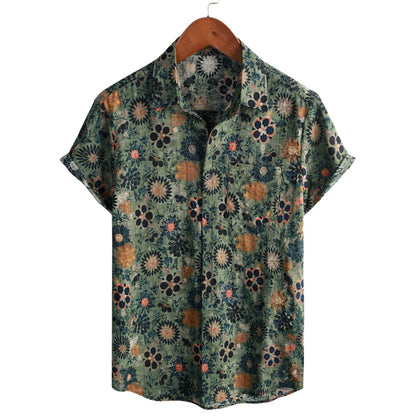 MaisonNox® | Katoenen Hawaii Overhemd met Korte Mouwen