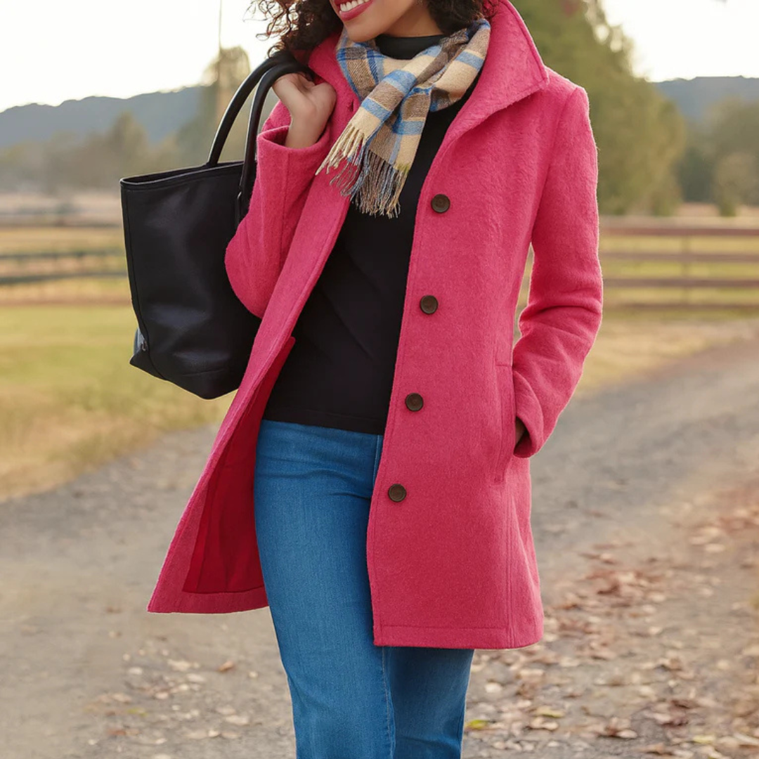 MaisonNox®| Elegante Jas met Omarmende Warmte en Tijdloze Stijl